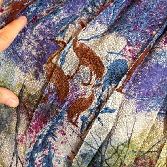 Vintage Geiger wool patterned midi skirt - Picture 3 of 7